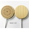 15 Watts Magnetic Bamboo Wood Material Wireless Charger For Iphone 12 Mini Pro